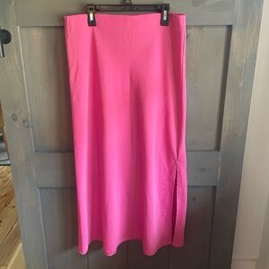 A New Day Vibrant Pink Maxi Skirt